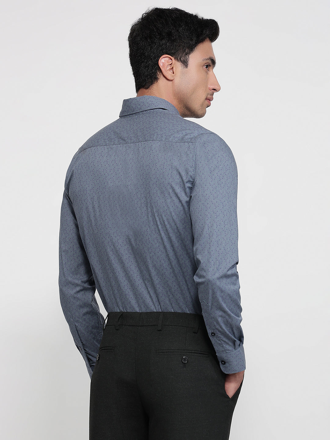 Raymond Blue Casual Shirt