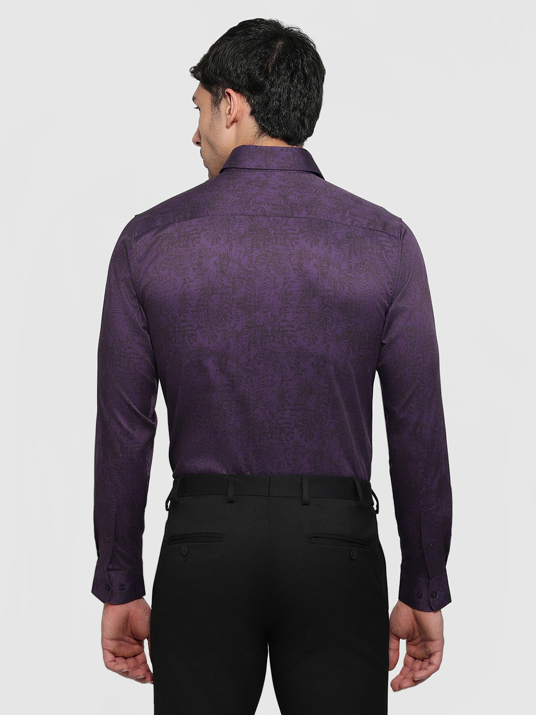 Raymond Violet Casual Shirt
