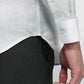 Raymond Men Green Slim Fit Stripe Casual Shirt