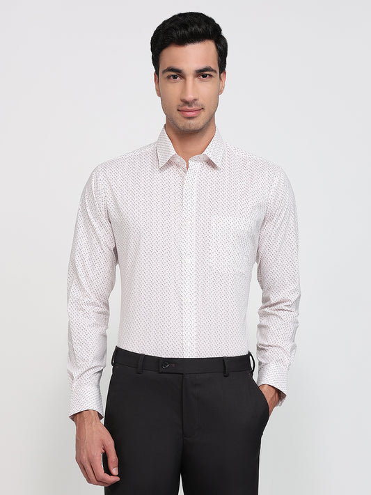 Raymond White Casual Shirt