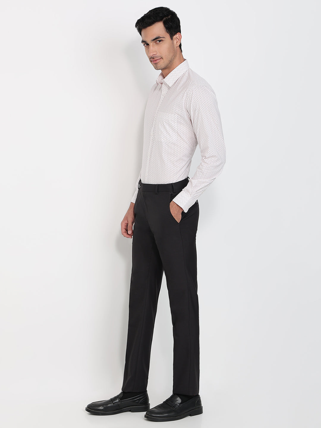Raymond White Casual Shirt