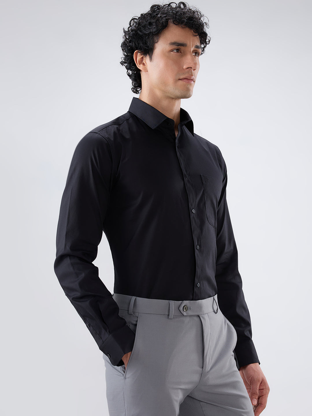 Raymond Black Casual Shirt