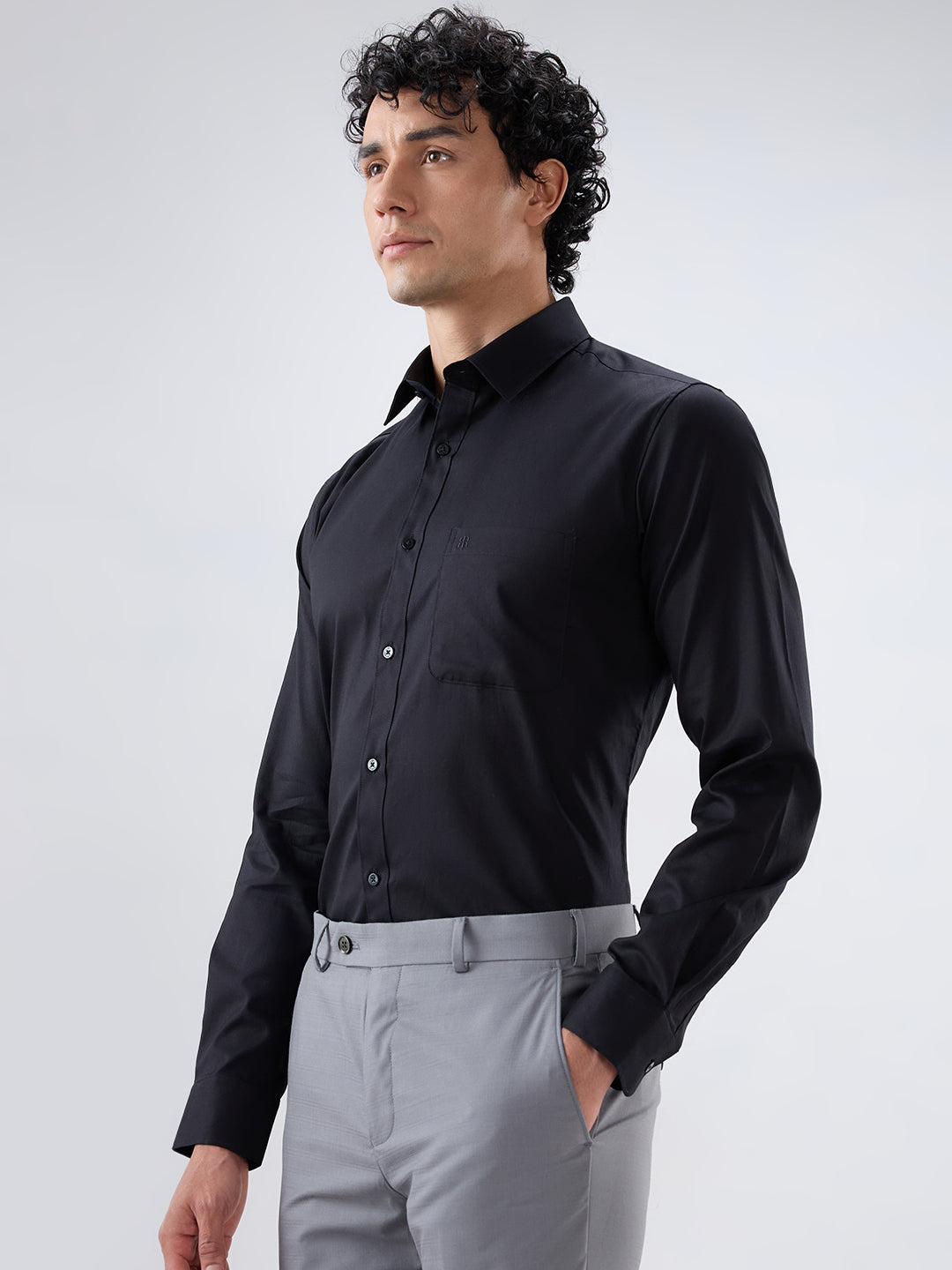 Raymond Black Casual Shirt