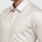 Raymond Men Fawn Slim Fit Print Casual Shirt