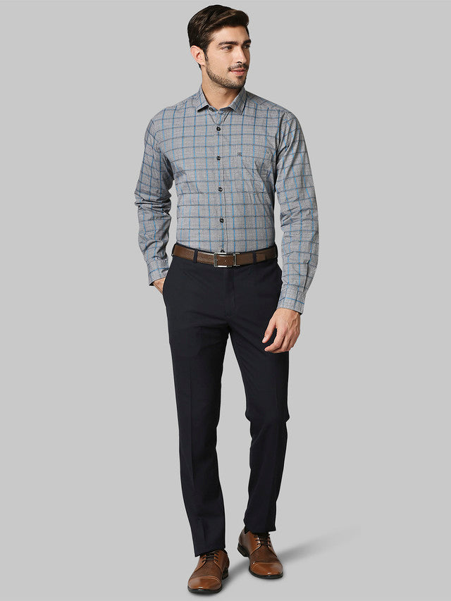 Raymond Grey Casual Shirt 