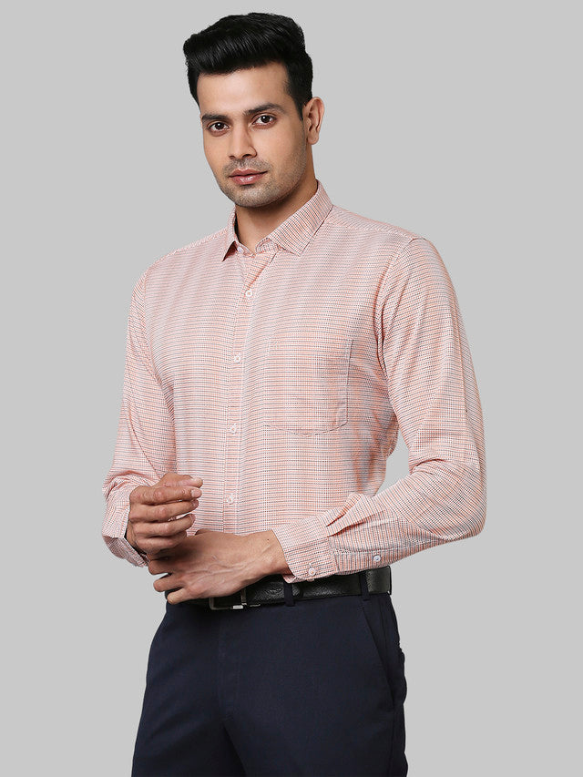 Raymond Orange Casual Shirt 