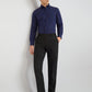 Men Slim Fit Maroon Trouser