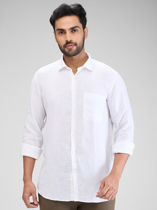 Raymond White Casual Shirt 