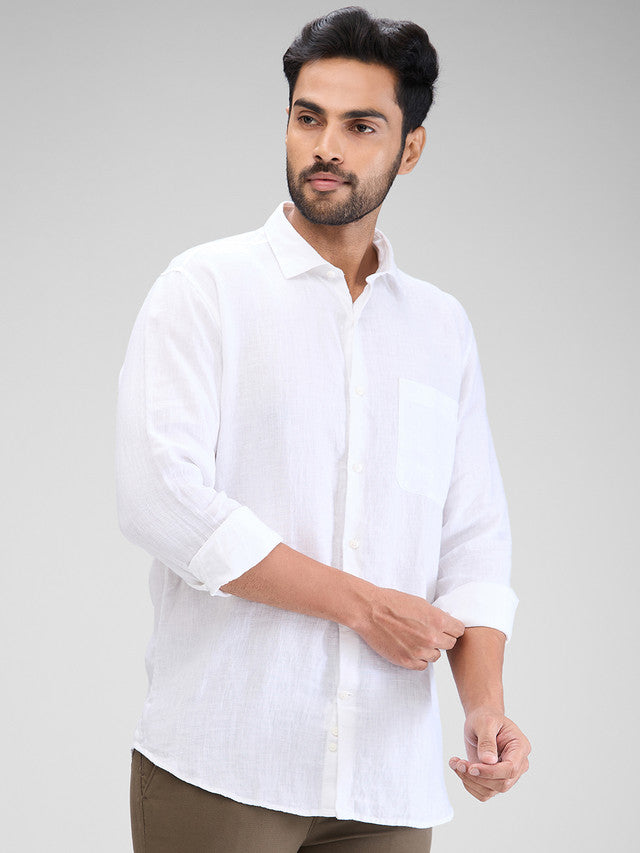 Raymond White Casual Shirt 