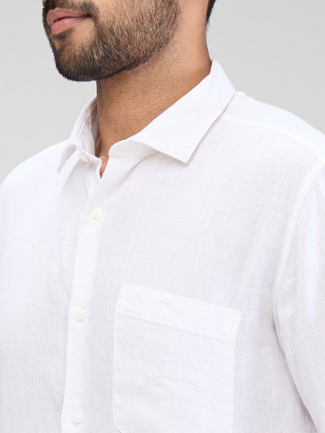 Raymond White Casual Shirt 