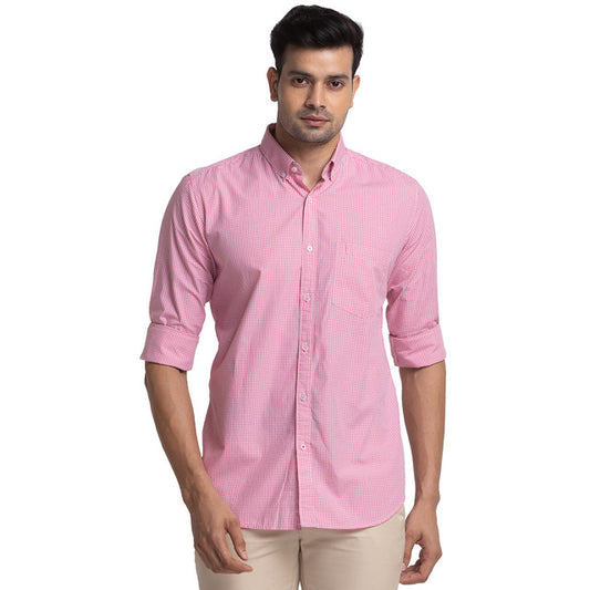 Raymond Pink Casual Shirt