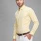 Raymond Yellow Casual Shirt 