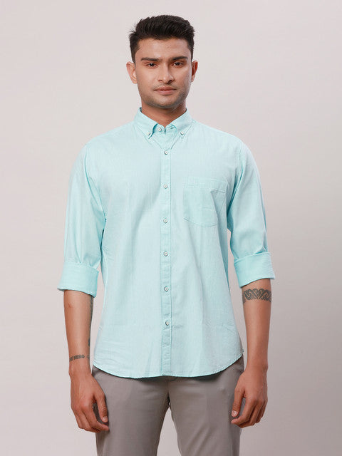 Raymond Blue Casual Shirts