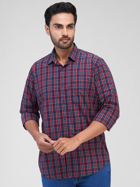 Raymond Blue Casual Shirts