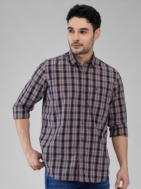 Raymond Blue Casual Shirts