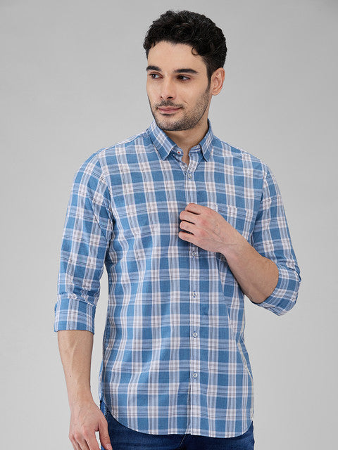 Raymond Blue Casual Shirt 