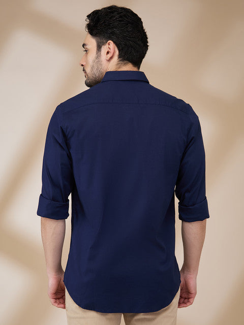 Raymond Blue Casual Shirts