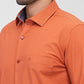 Raymond Orange Casual Shirts
