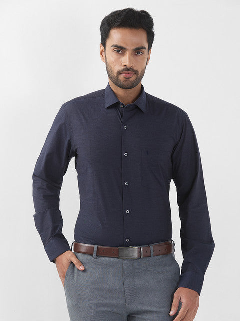 Raymond Blue Casual Shirts