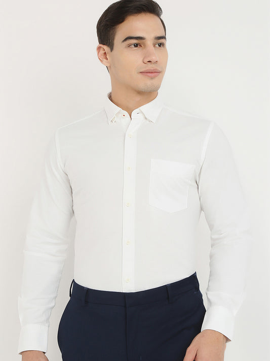Raymond White Casual Shirt 