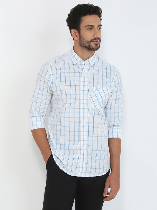 Raymond Blue Casual Shirt 