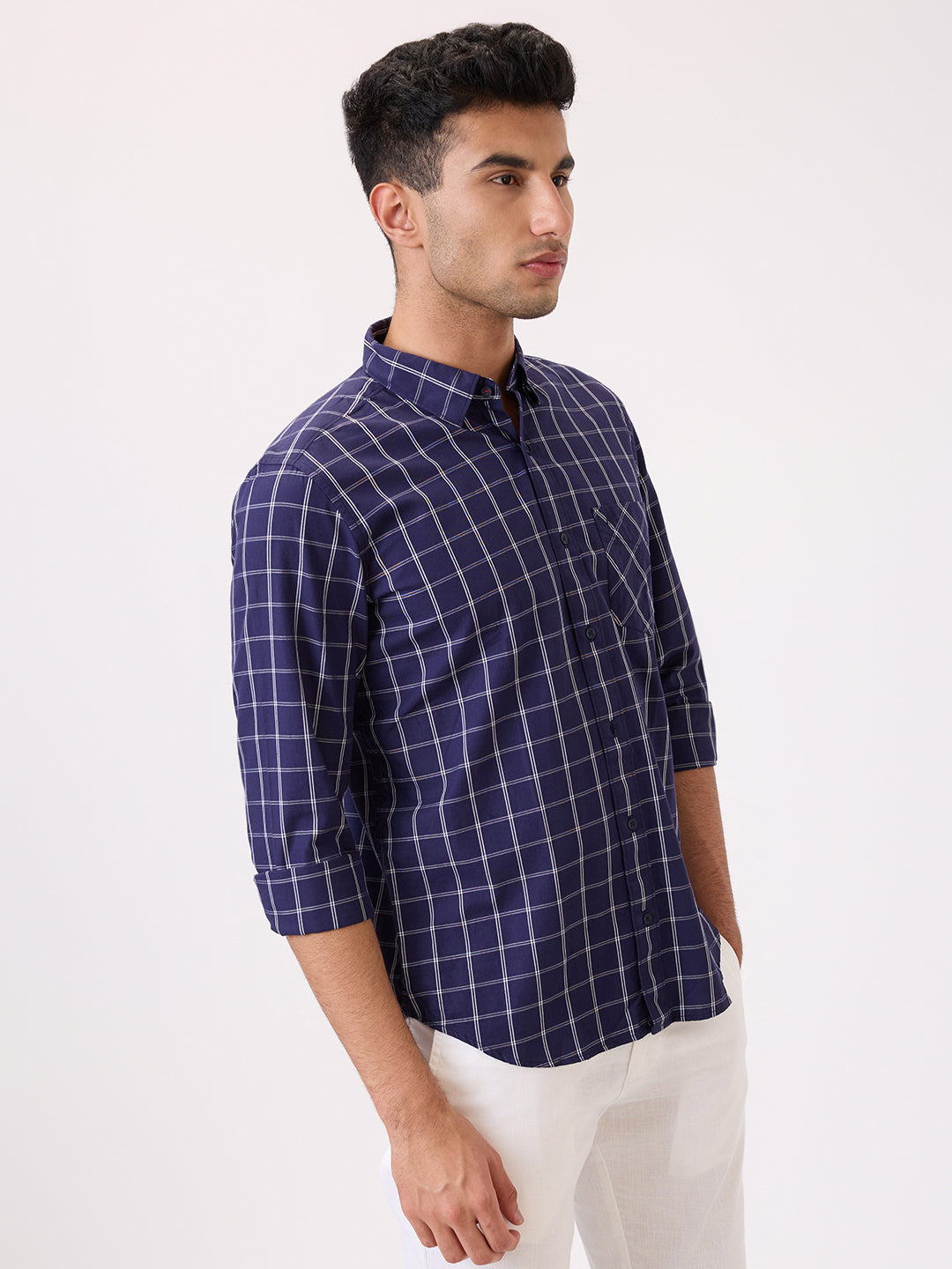 Raymond Blue Casual Shirt 