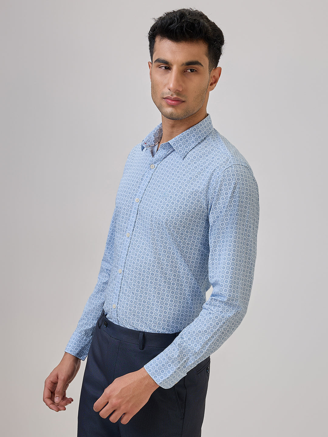 Raymond Blue Casual Shirt 