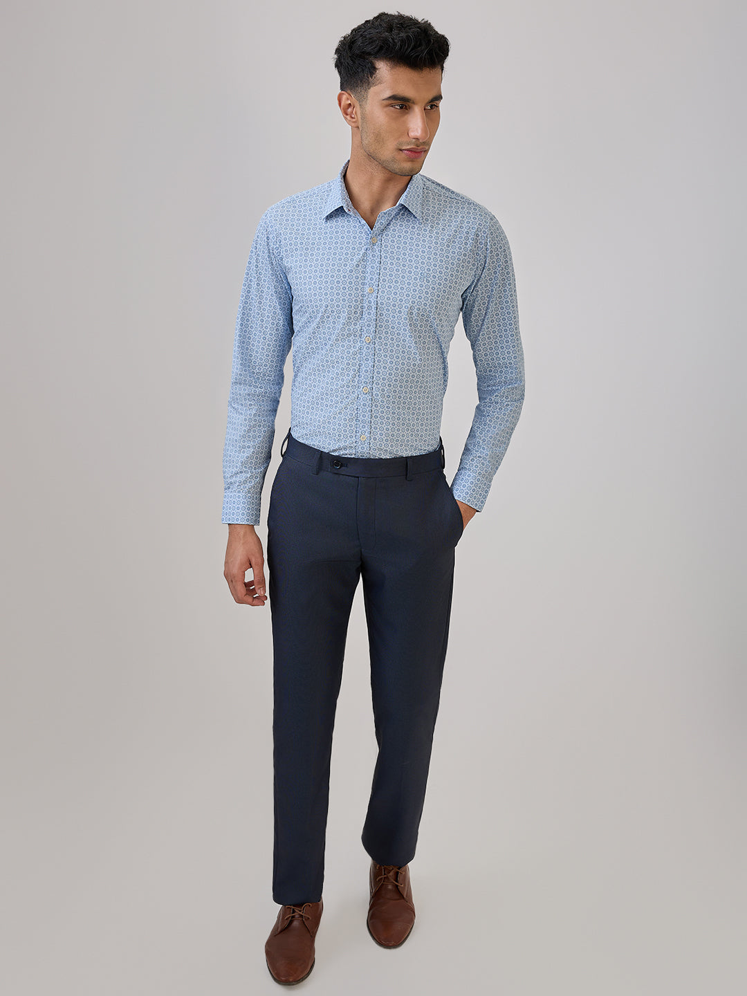 Raymond Blue Casual Shirt 
