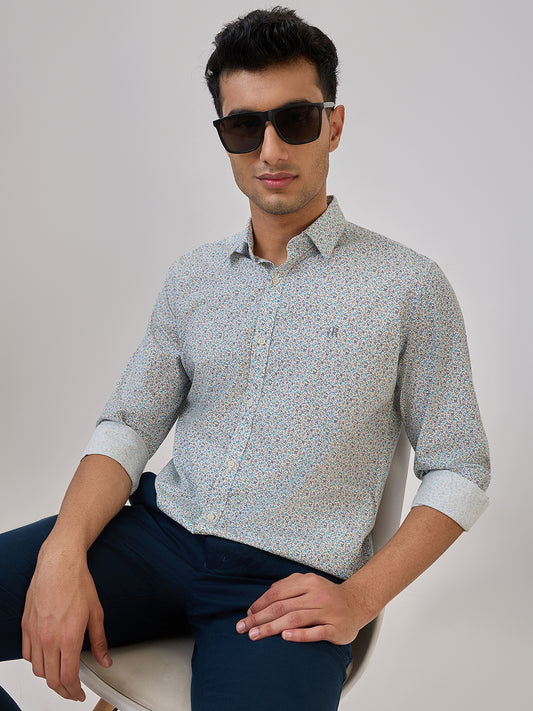 Raymond Blue Casual Shirt 