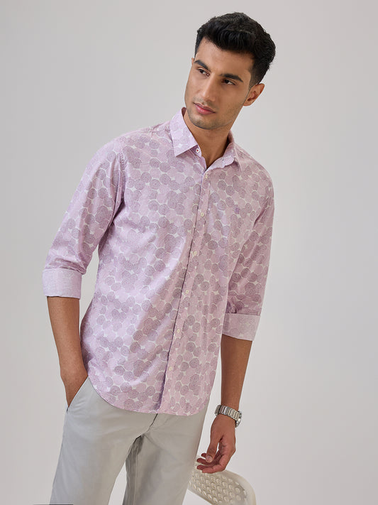Raymond Purple Casual Shirt 