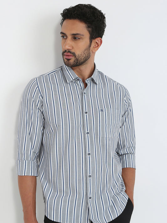 Raymond Blue Casual Shirt 
