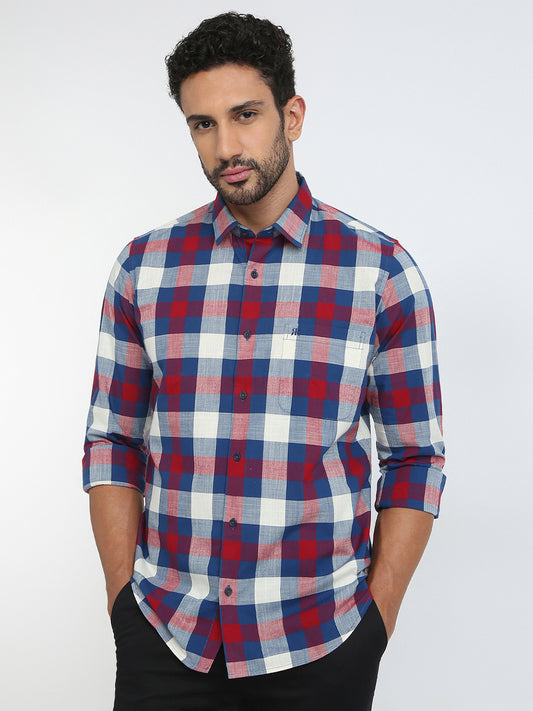 Raymond Red Casual Shirt 