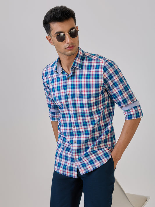 Raymond Blue Casual Shirt 