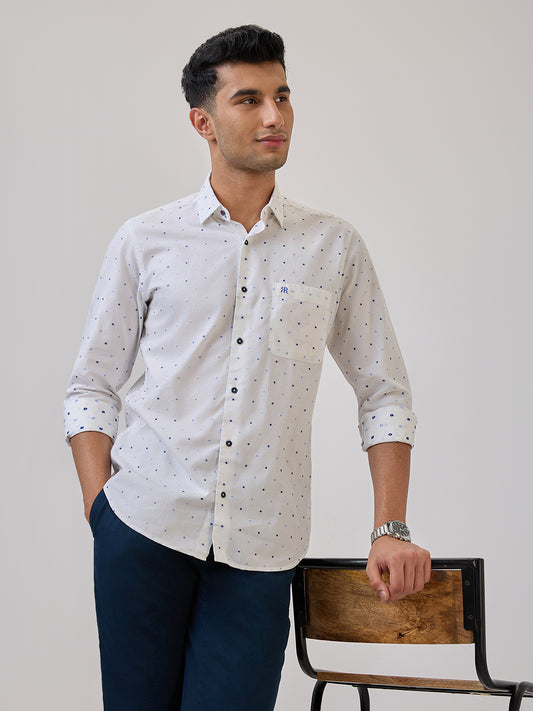 Raymond Blue Casual Shirt 
