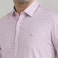 Raymond Men Red Regular Fit Solid Casual Shirt