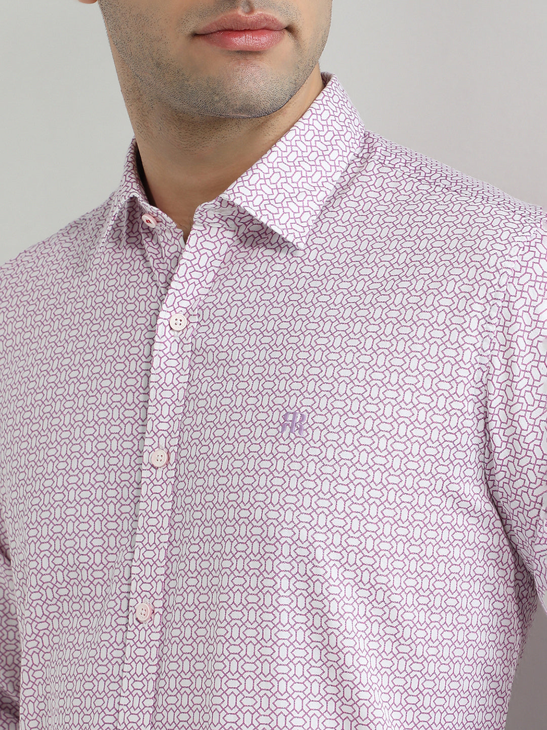 Raymond Men Red Regular Fit Solid Casual Shirt