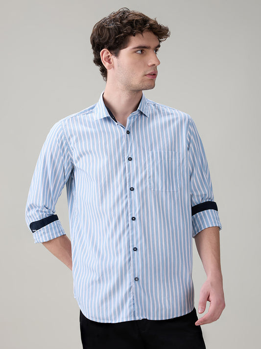 Raymond Blue Casual Shirt 