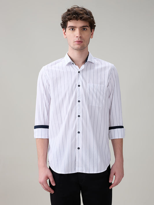 Raymond White Casual Shirt 