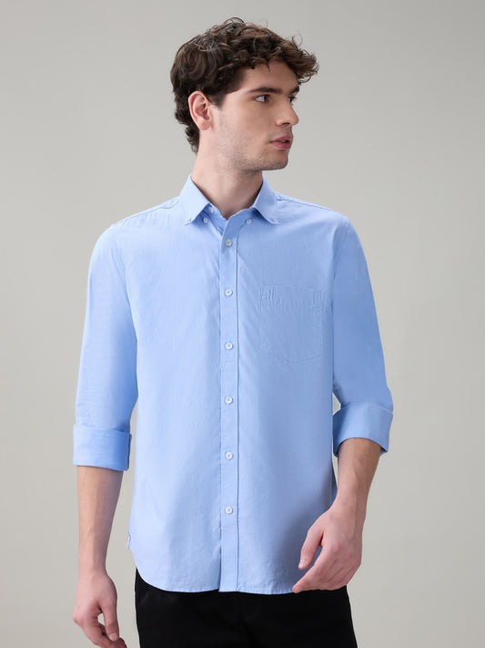Raymond Blue Casual Shirt 
