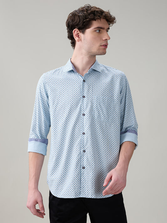 Raymond Blue Casual Shirt 