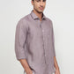 Raymond Purple Casual Shirt