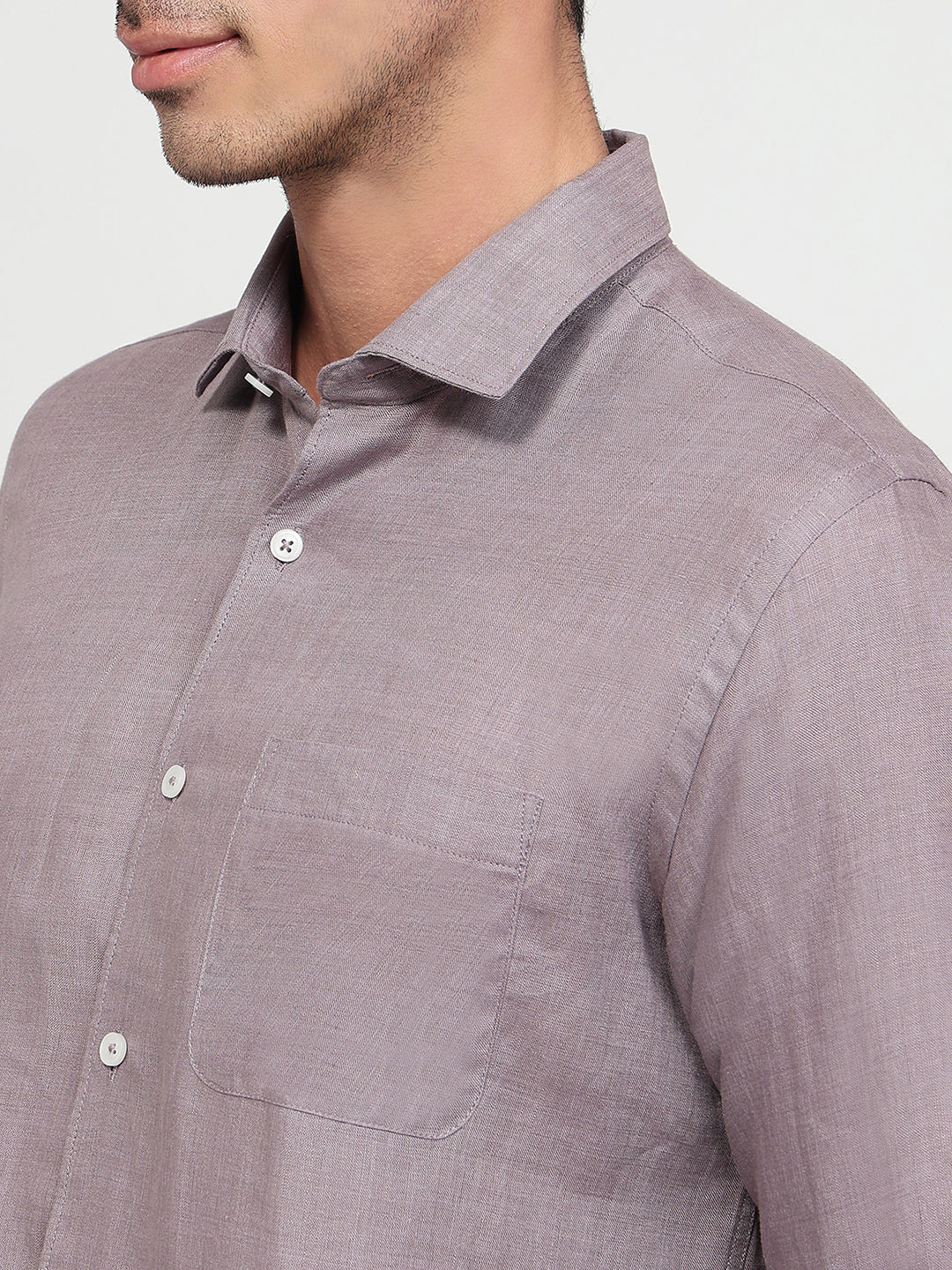 Raymond Purple Casual Shirt