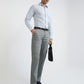 Men Slim Fit Blue Trouser