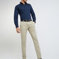 Men Fawn Contemporary Fit Structure Cotton Trouser