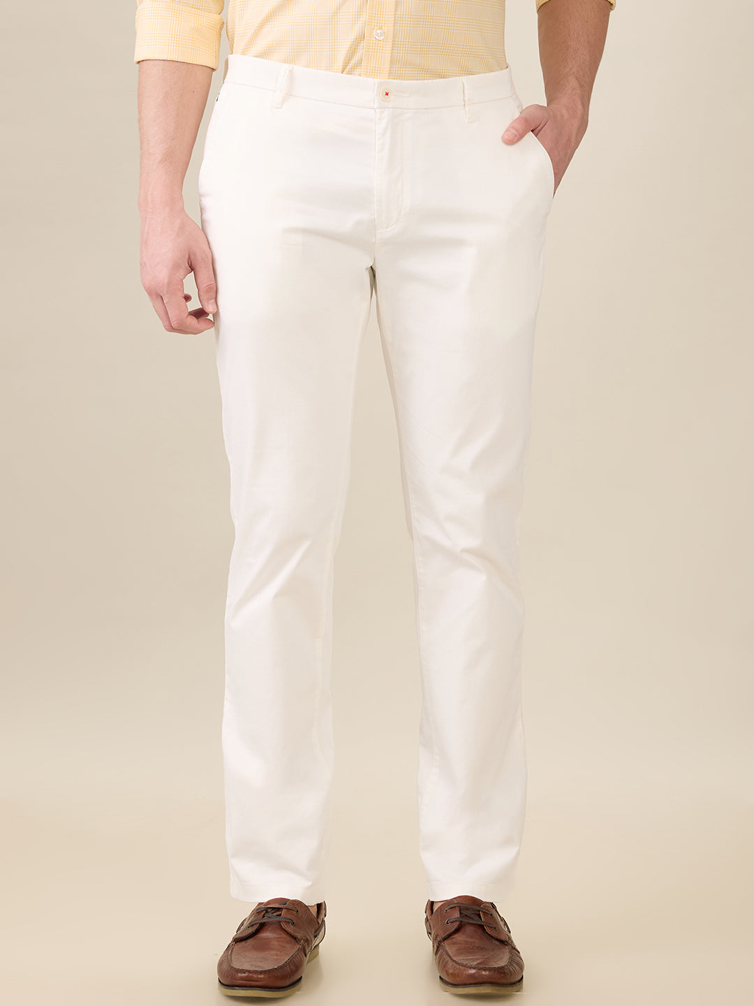 Raymond White Trouser