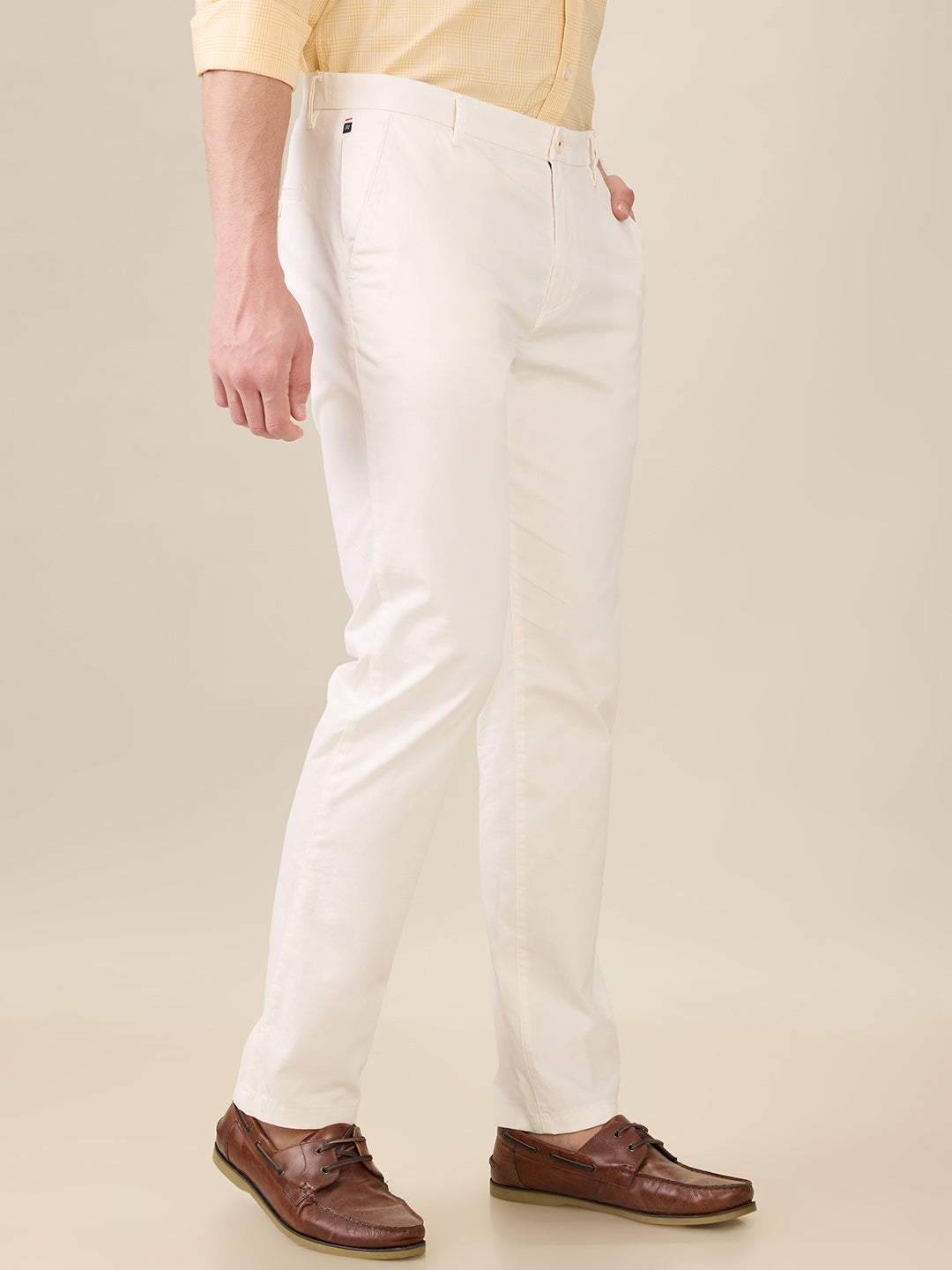 Raymond White Trouser