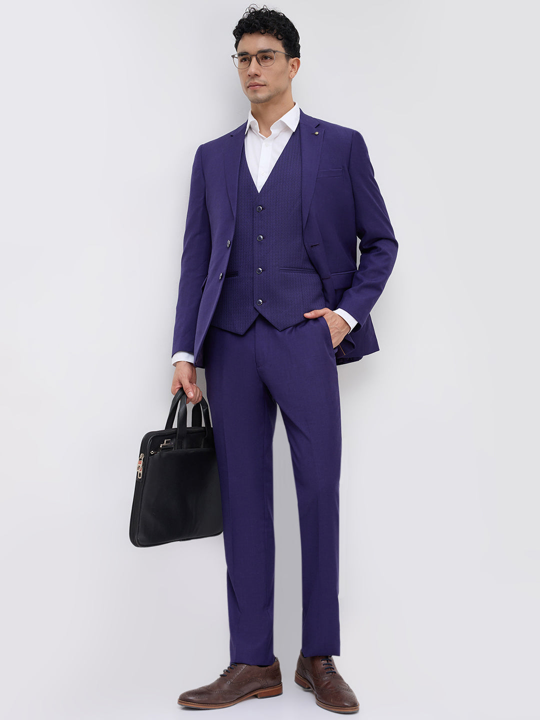 Raymond Violet Suit