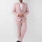 Raymond Men Red Structured Regular Fit Polyester Blend Suit
