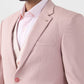 Raymond Men Red Structured Regular Fit Polyester Blend Suit