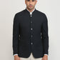 Raymond Men Blue Regular Fit Solid Blazer